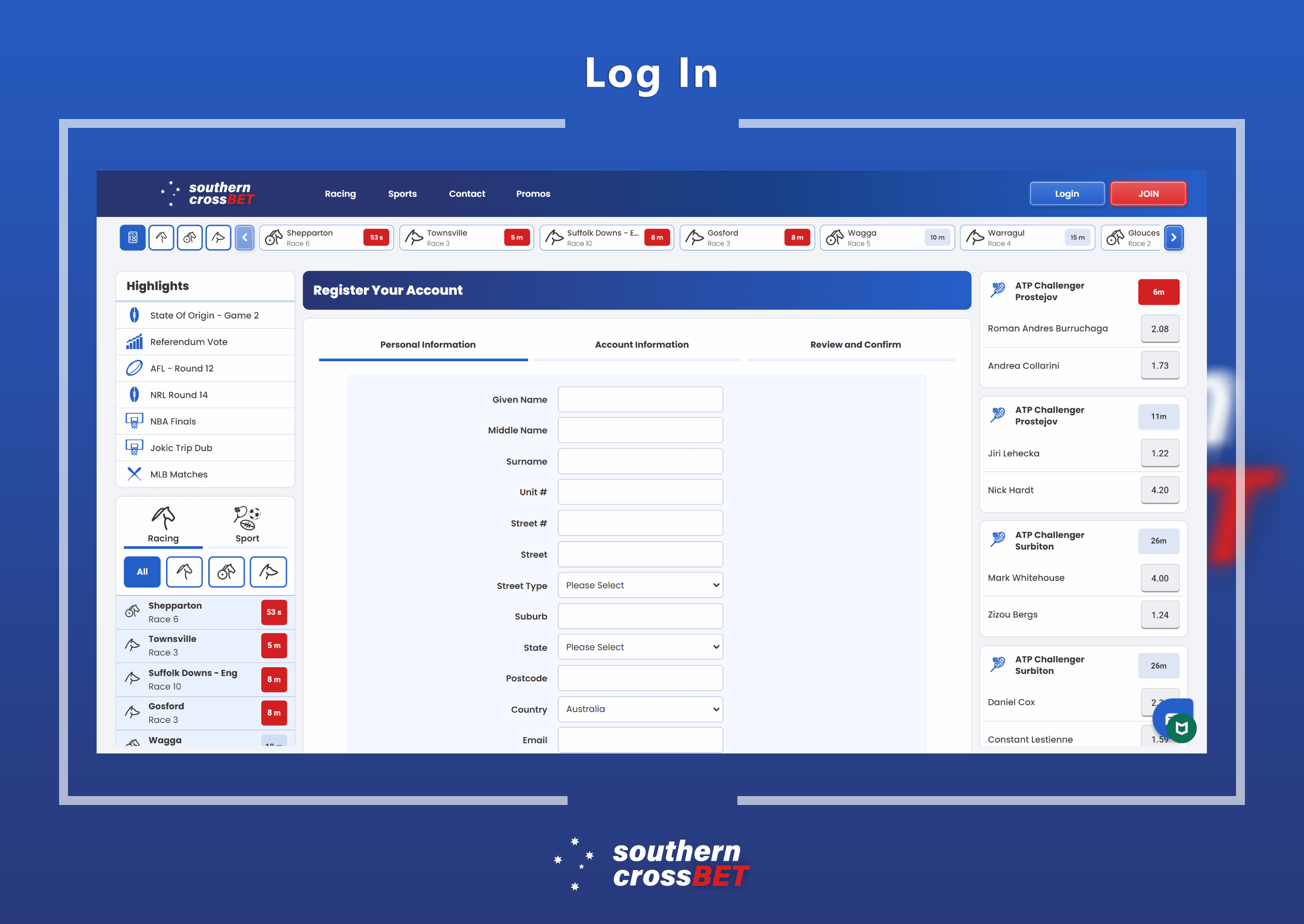 Southern Cross Bet Join