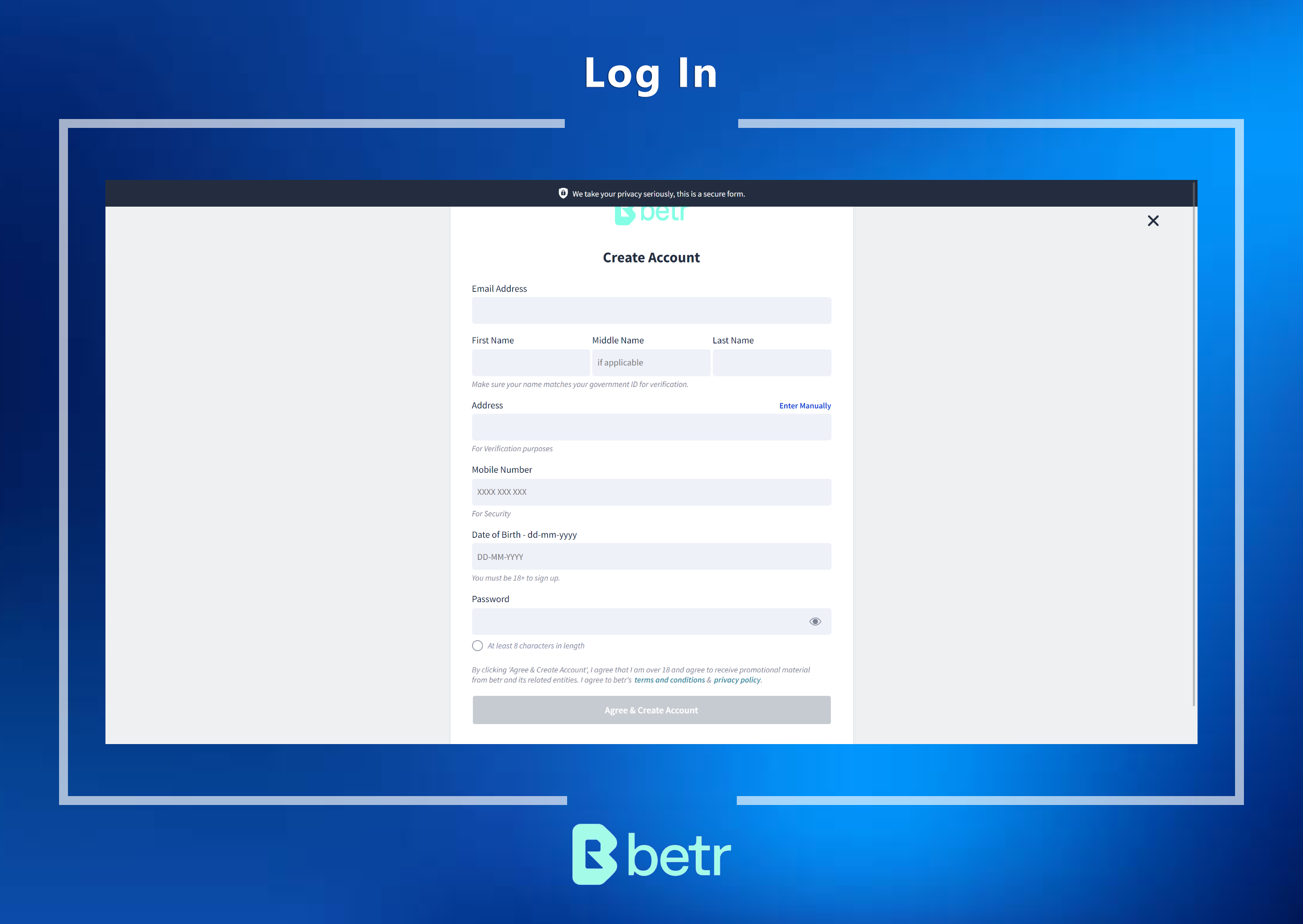 Betr Website