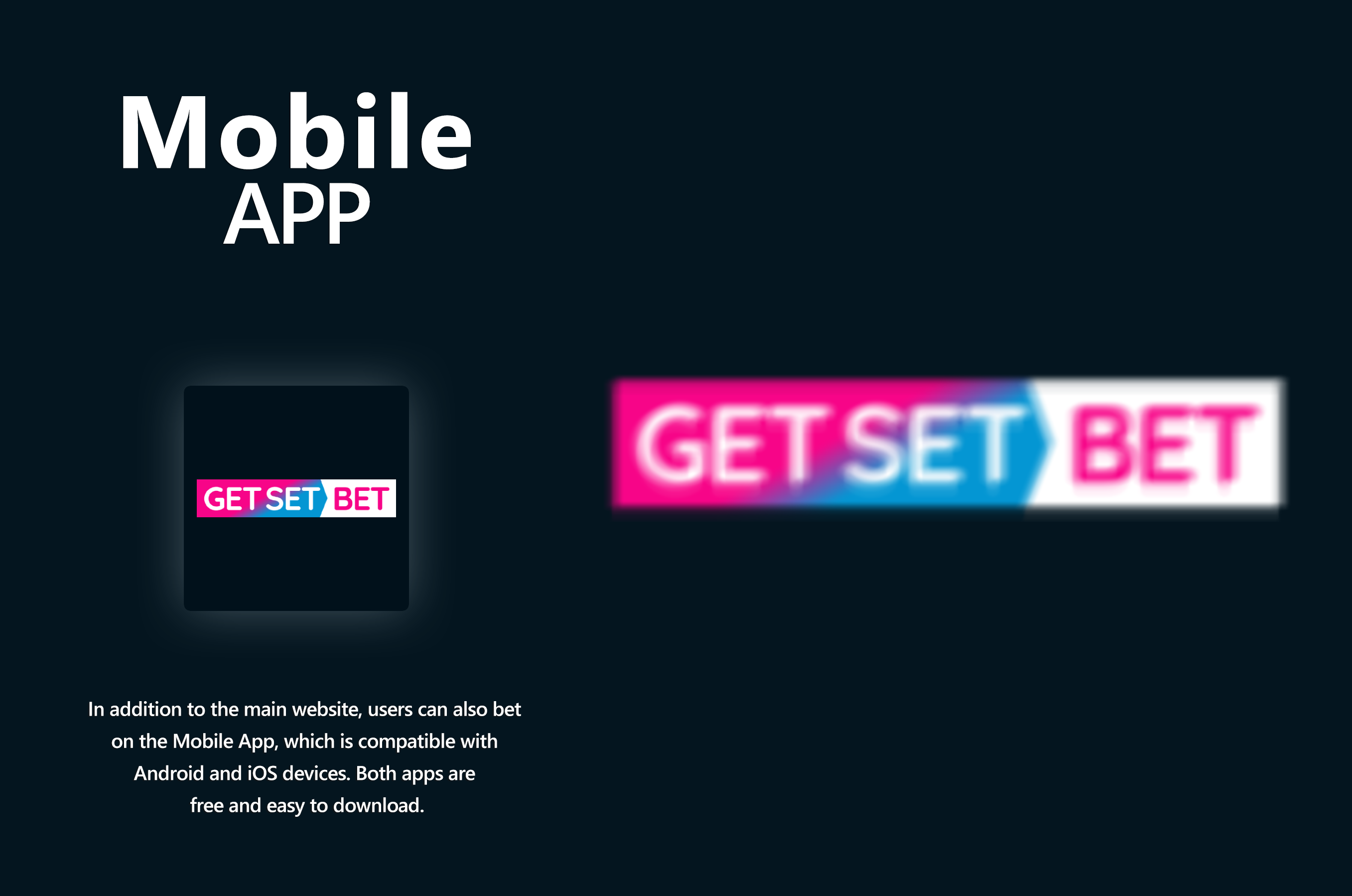 GetSetBet Mobile App